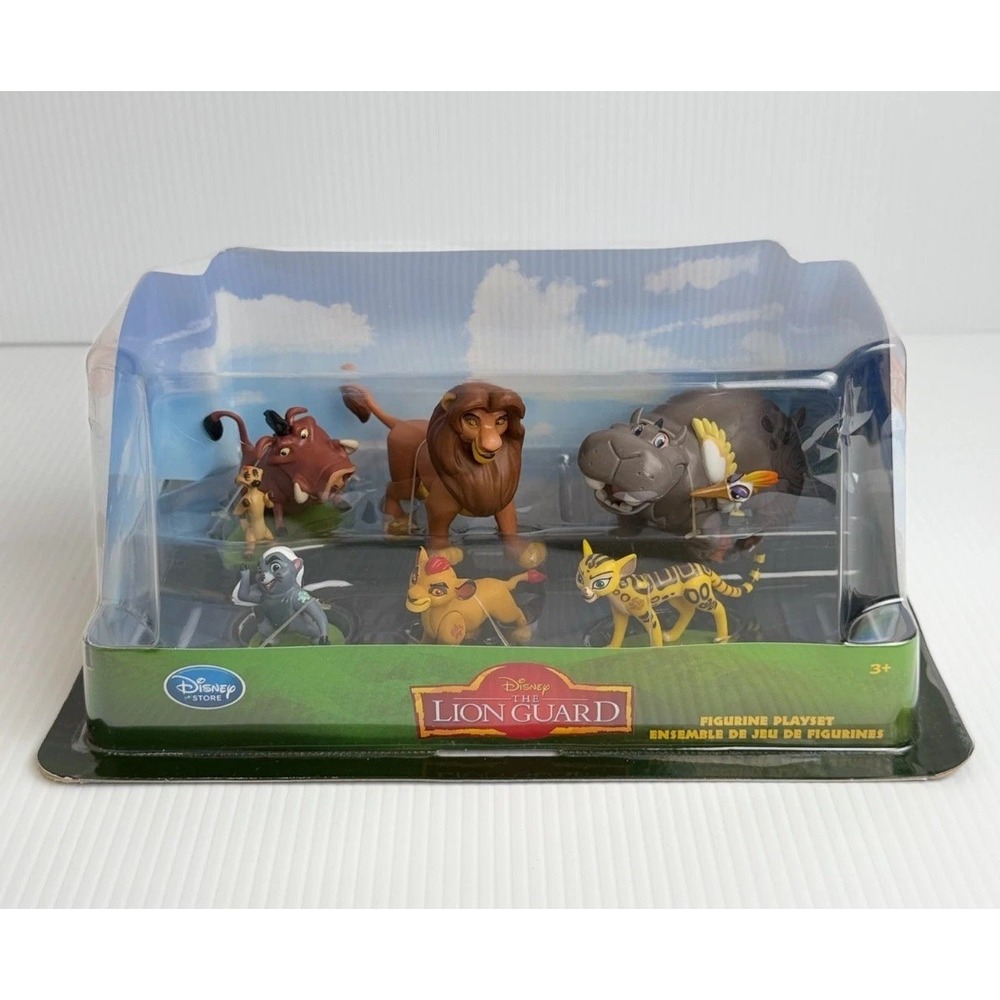 New Hard to Find Disney Store The Lion Guard Figurine Playset Sealed 6 Figures